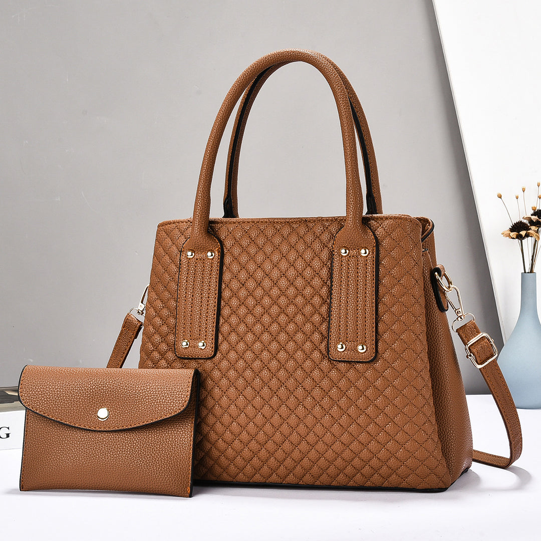 Damen elegante Handtasche mit praktischer abnehmbarer Clutch Nord Taschen