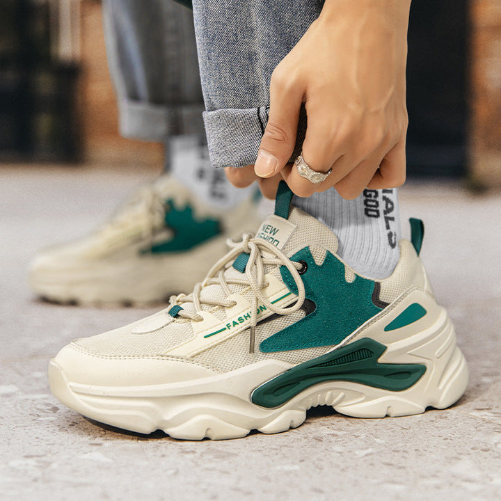 Damen Freizeit Sneakers mit atmungsaktivem Mesh-Obermaterial und stoßdämpfender Sohle