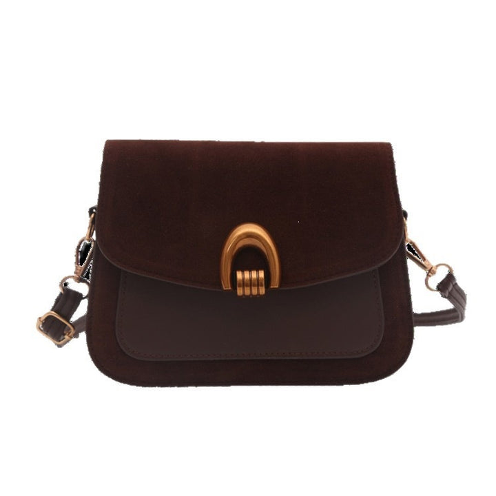 Damen elegante Umhängetasche mit goldener Schnalle Nord Taschen