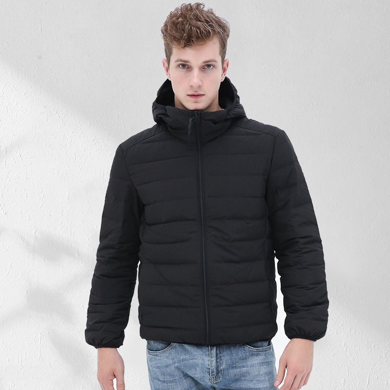 Herren leichte gesteppte Thermo-Steppjacke mit Stehkragen Nord Taschen