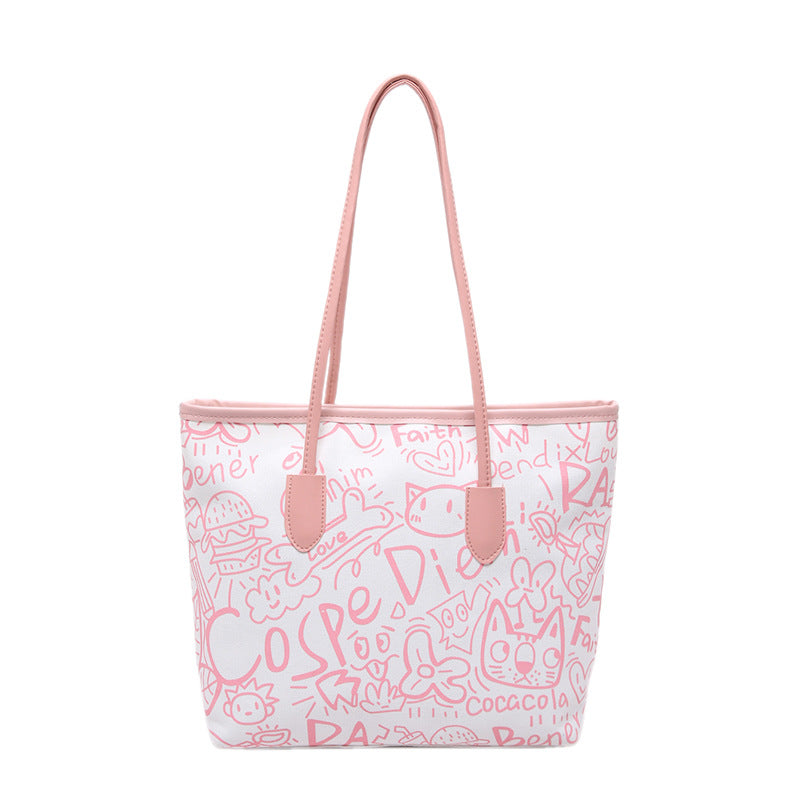 Damen Einkaufstasche mit kreativem Grafikdesign Nord Taschen