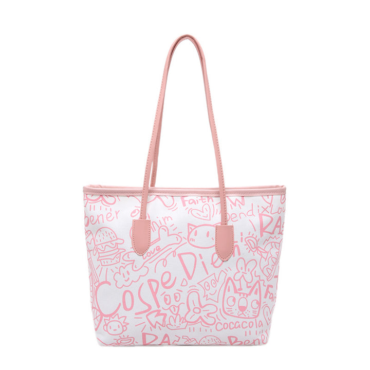 Damen Einkaufstasche mit kreativem Grafikdesign Nord Taschen