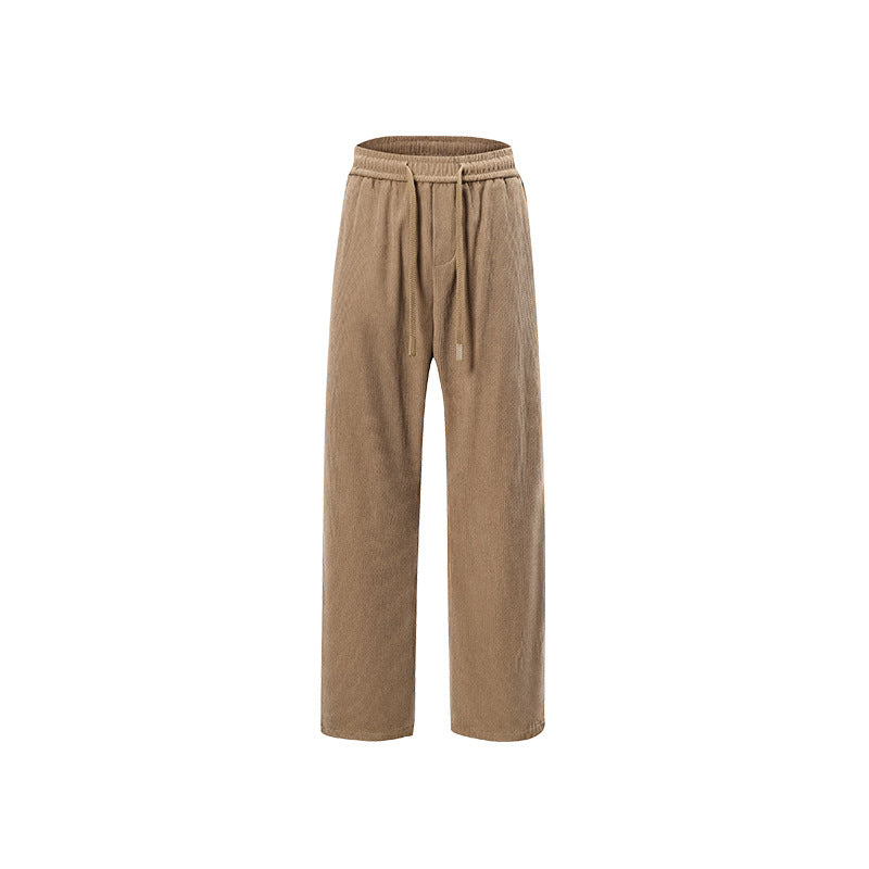 Damen Breit geschnittene Cordhose mit Tunnelzugbund und nachhaltigem Baumwollmix Nord Taschen