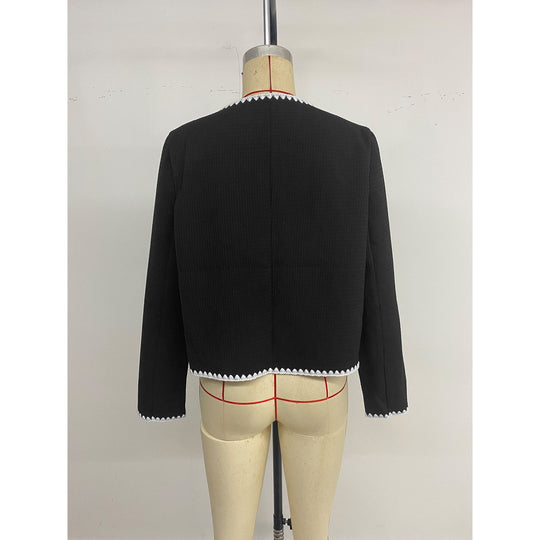 Damen Modejacke mit kontrastierenden Taschen Nord Taschen