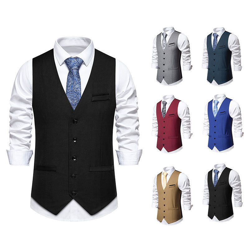 Herren elegante Weste im klassischen Stil mit modernem Schnitt Nord Taschen