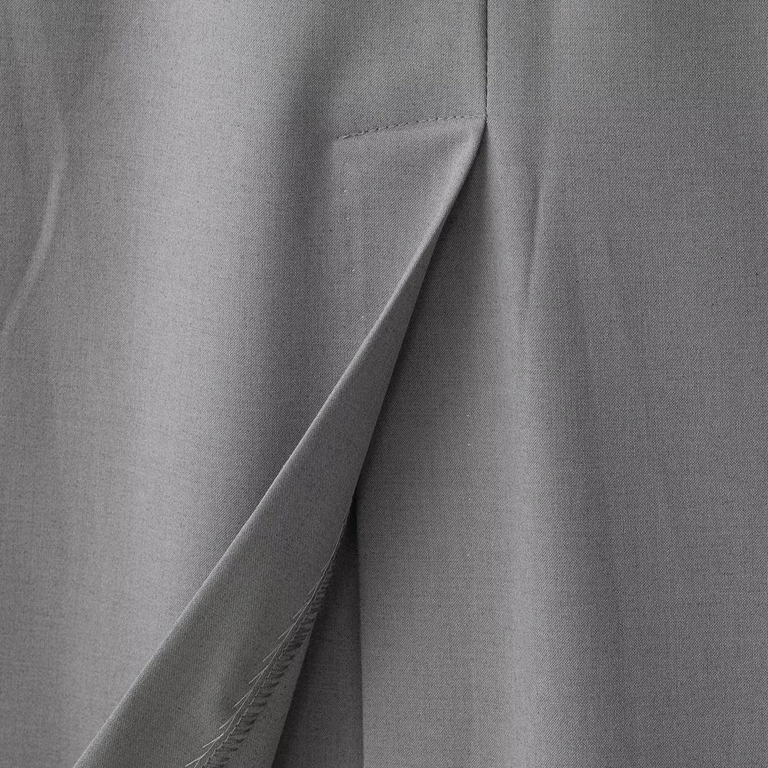 Damen Eleganter Maxirock mit Bügelfalte und Gürtelschlaufen Nord Taschen