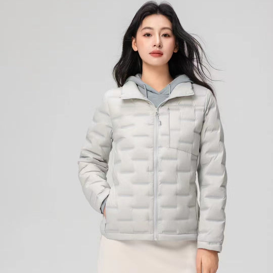Damen Steppjacke mit hohem Kragen und Thermo-Isolierung Nord Taschen