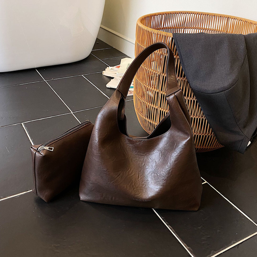 Damen praktische Schultertasche mit abnehmbarem Innenfach Nord Taschen