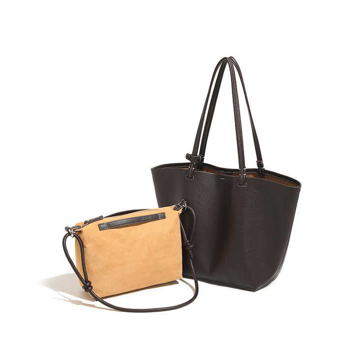 Damen Tragetaschen-Set aus hochwertigem Kunstleder mit praktischer Mini-Tasche Nord Taschen