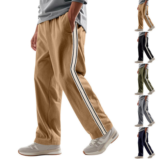 Herren Sportliche Plank-Hose mit Streifen-Design
