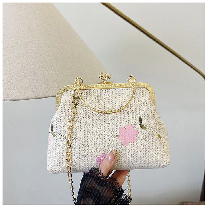 Damen elegante Handtasche mit floralem Muster Nord Taschen