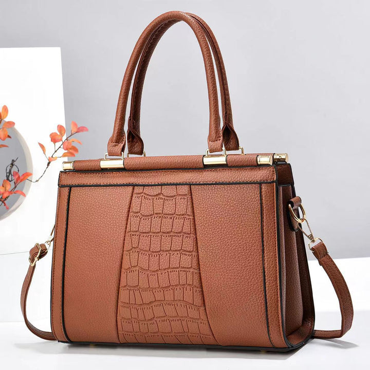 Damen elegante Handtasche mit luxuriösem Krokodillederdesign Nord Taschen