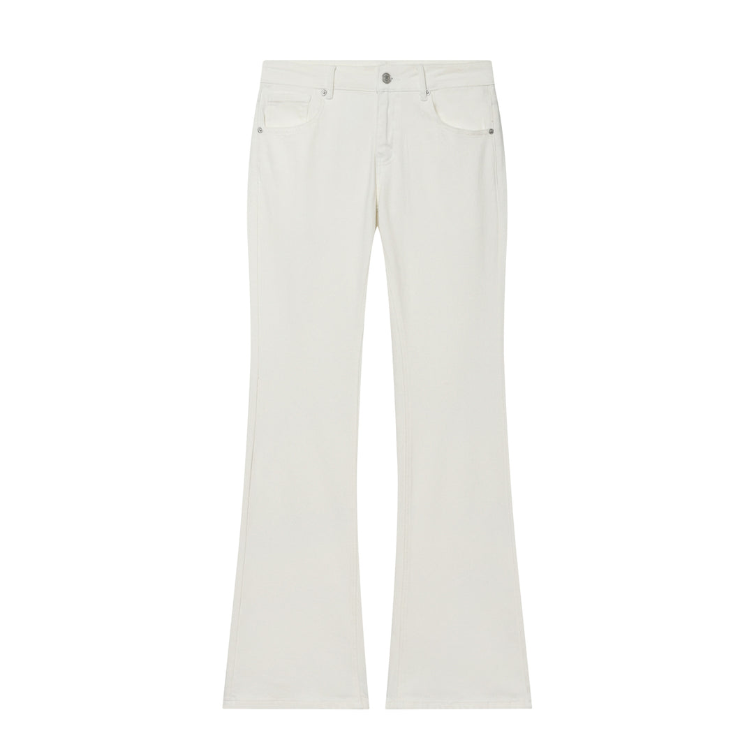 Damen Hochtaillierte ausgestellte Jeans mit Kickflare und Fünf‑Taschen‑Schnitt Nord Taschen