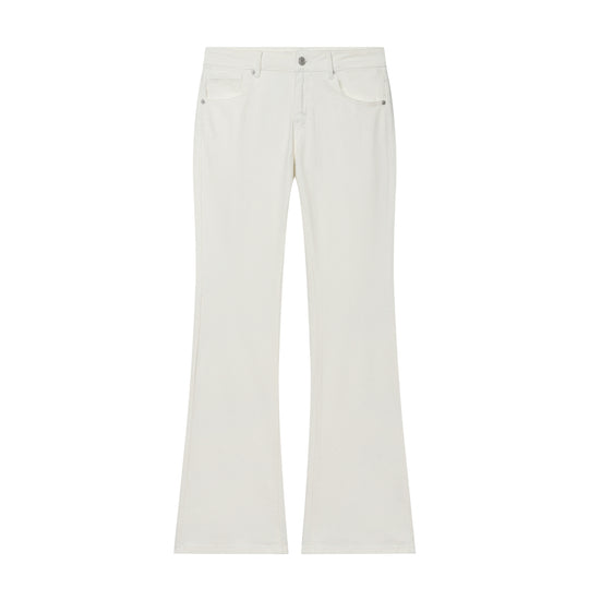 Damen Hochtaillierte ausgestellte Jeans mit Kickflare und Fünf‑Taschen‑Schnitt Nord Taschen