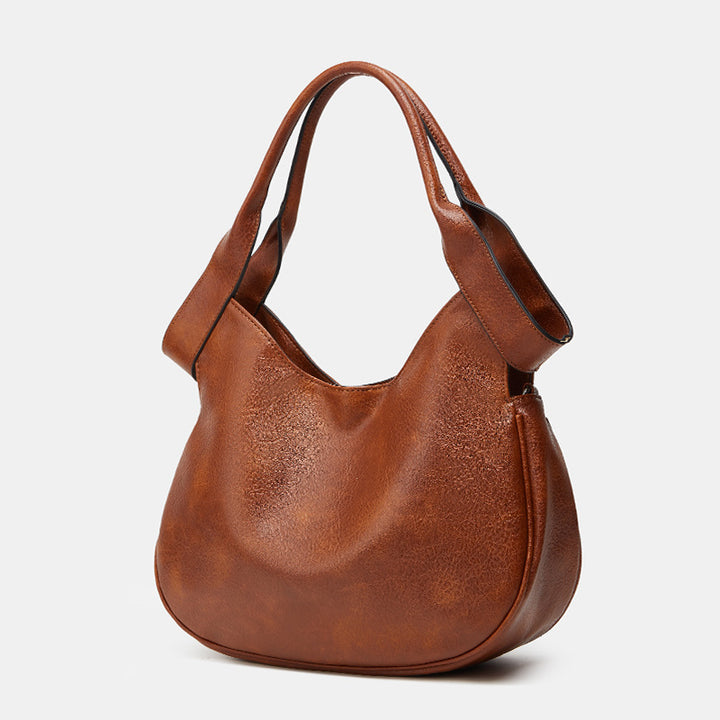 Damen Hobo-Tasche aus hochwertigem Kunstleder mit eleganter Oberflächenstruktur Nord Taschen