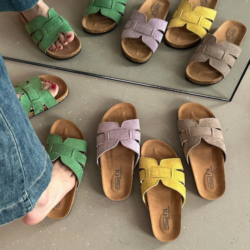Damen Clogs mit geflochtenem Design und anatomisch geformtem Fußbett