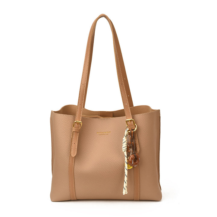 Damen elegante Handtasche im minimalistischen Stil mit einzigartigem Anhänger Nord Taschen