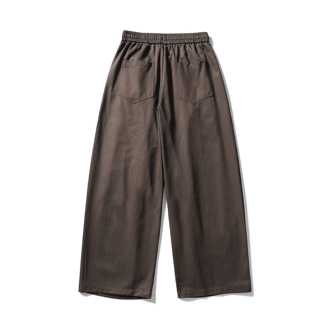 Damen Weite Culotte-Hose mit hohem elastischem Bund und Kordelzug Nord Taschen