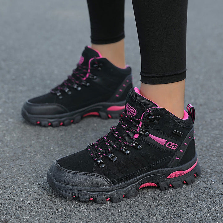 Damen Hochwertige und wasserdichte Wanderschuhe mit rutschfester Sohle und atmungsaktivem Obermaterial