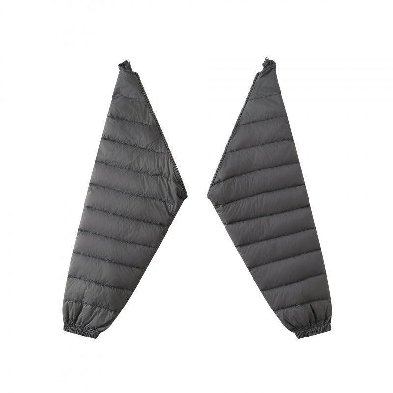 Unisex Leichte wattierte Kapuzenjacke mit Zwei-Wege-Reißverschluss und verstellbarem Saum Nord Taschen