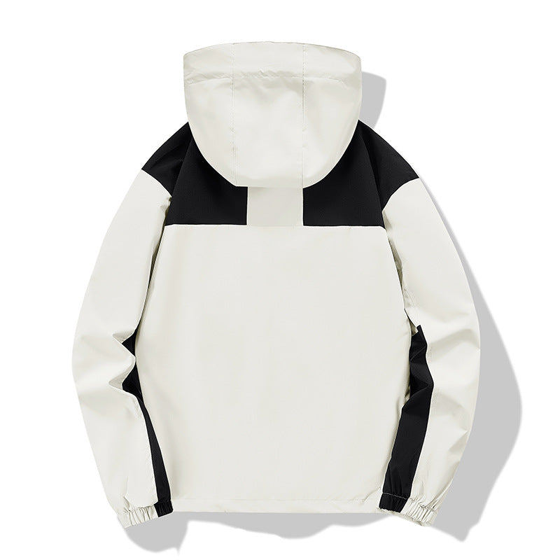 Herren wasserabweisende Softshell‑Jacke mit Kapuze, verstellbarem Saum und Multifunktionstaschen Nord Taschen