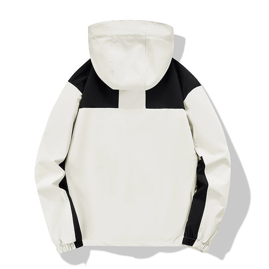 Herren wasserabweisende Softshell‑Jacke mit Kapuze, verstellbarem Saum und Multifunktionstaschen Nord Taschen