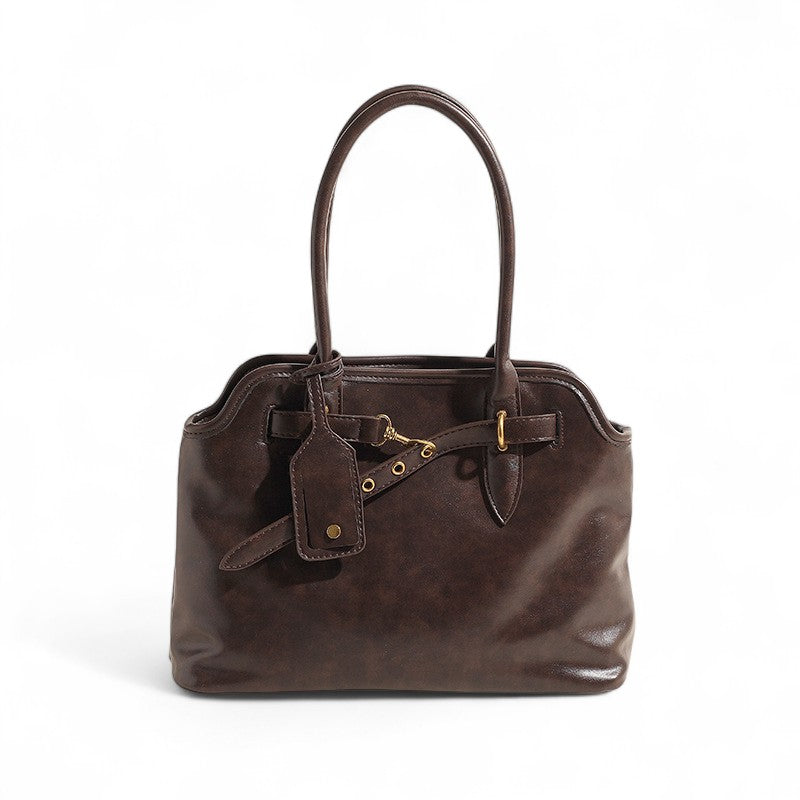 Nord Taschen | Large Smooth Leather Handbag
