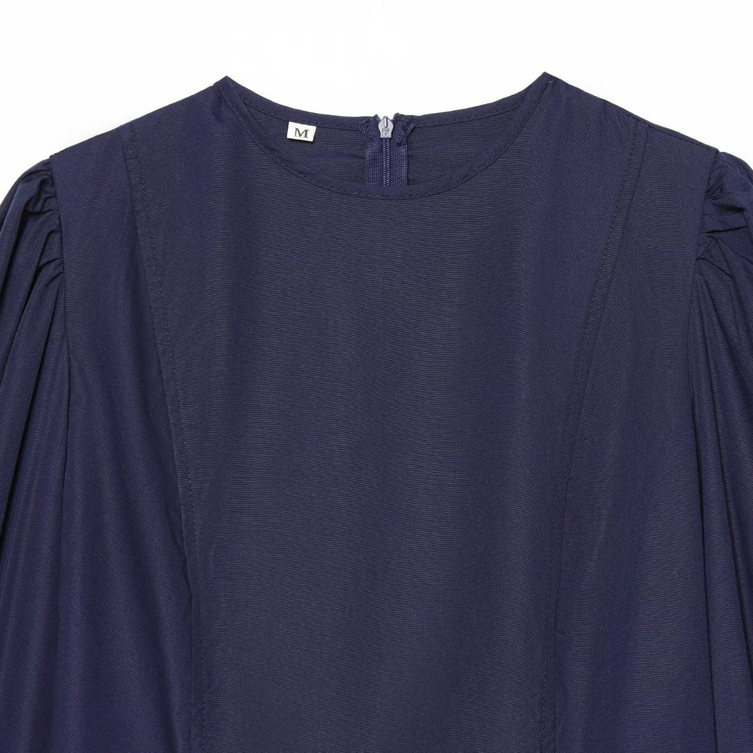 Damen Bluse mit Volumenärmeln und Spitzenbesatz Nord Taschen