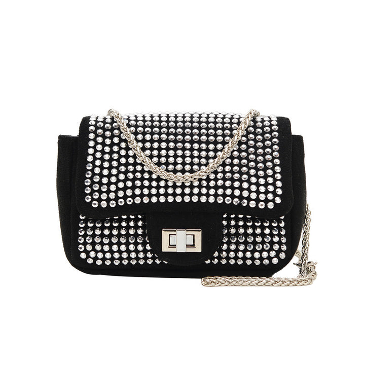 Damen elegante Clutch-Tasche mit strahlenden Strassakzenten Nord Taschen
