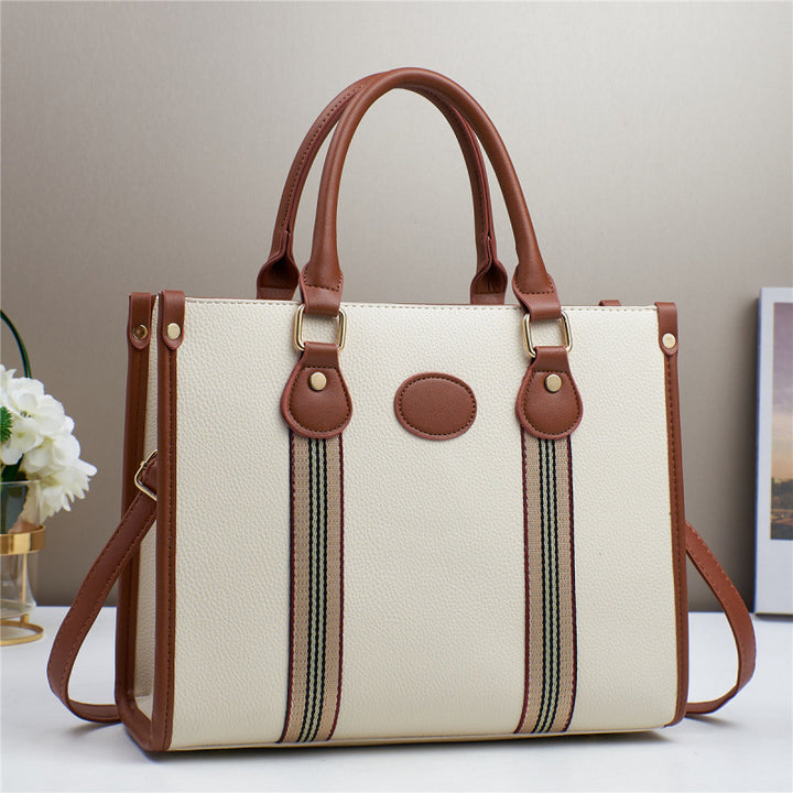 Damen elegante Handtasche mit luxuriösem Steppmuster und abnehmbarem Schultergurt Nord Taschen