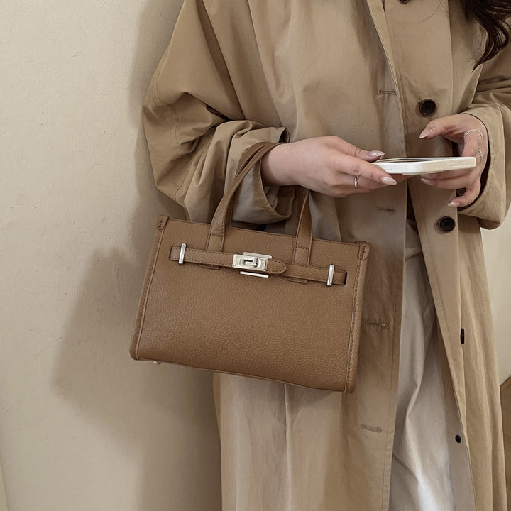 Damen elegante Ledertasche mit strukturiertem Design Nord Taschen