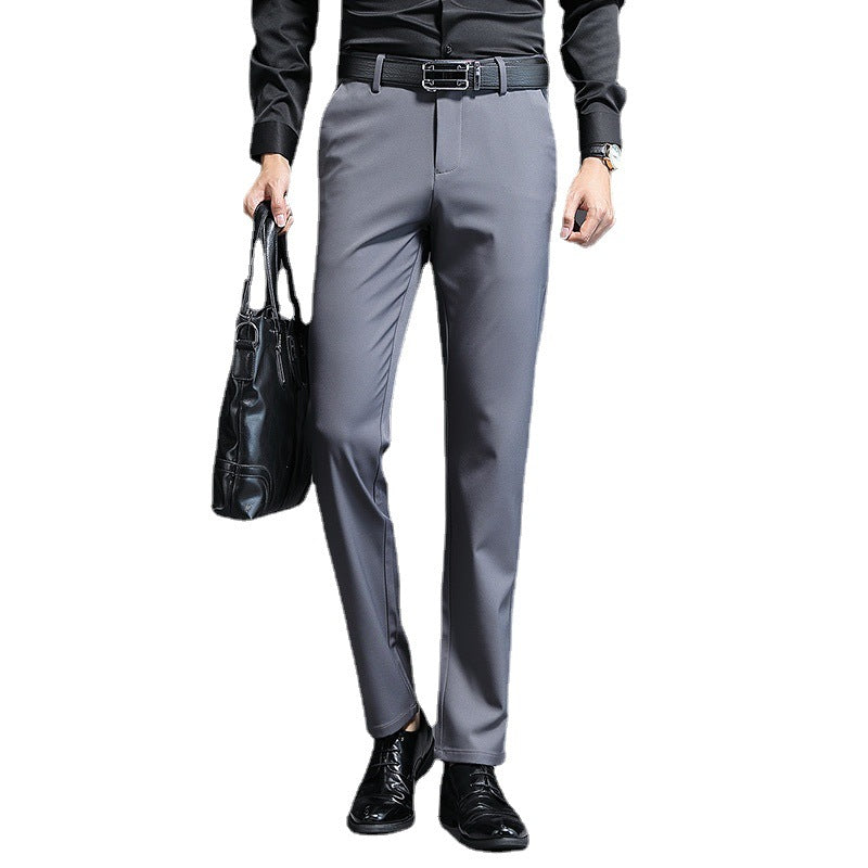 Herren Modern geschnittene Business‑Hose mit Bügelfalte, Stretch und Pflegeleichtem Mischgewebe Nord Taschen