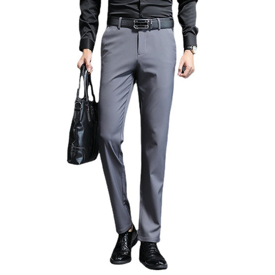 Herren Modern geschnittene Business‑Hose mit Bügelfalte, Stretch und Pflegeleichtem Mischgewebe Nord Taschen
