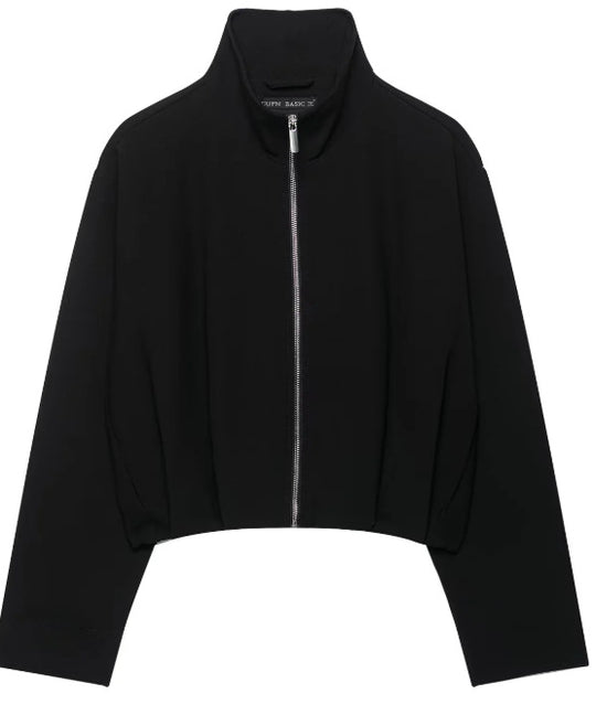 Damen Kurz geschnittener Boxy‑Blouson mit hohem Stehkragen und überschnittenen Ärmeln Nord Taschen