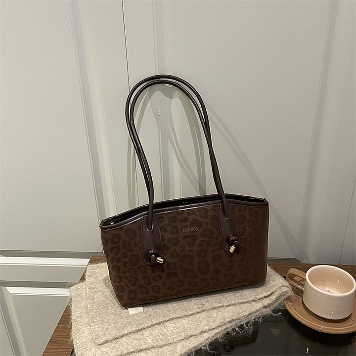 Damen elegante Handtasche mit zeitgemäßem Leopardenmuster Nord Taschen