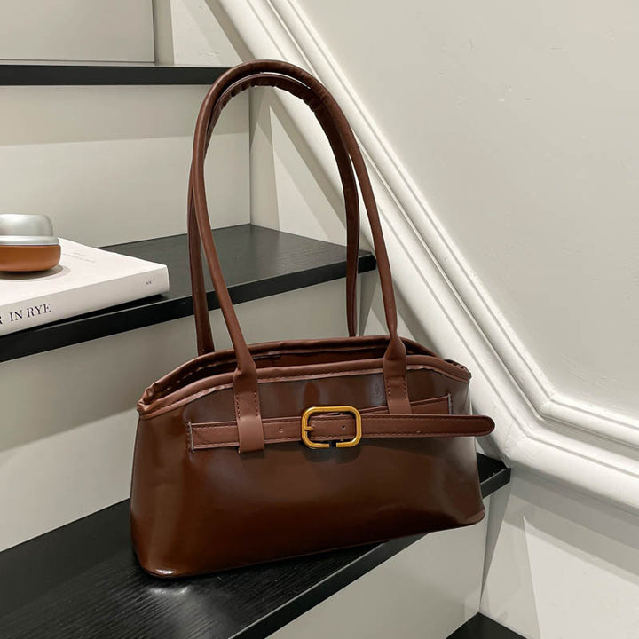 Damen elegante Handtasche mit innovativem Verschluss Nord Taschen
