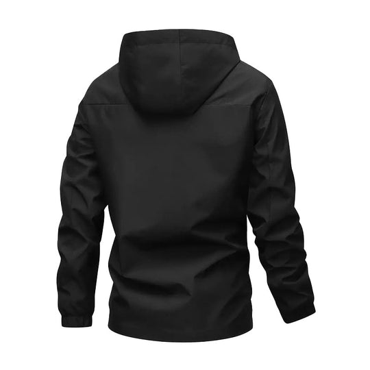 Herren Windbreaker Jacke mit hochschließendem Kragen und praktischen Taschen Nord Taschen