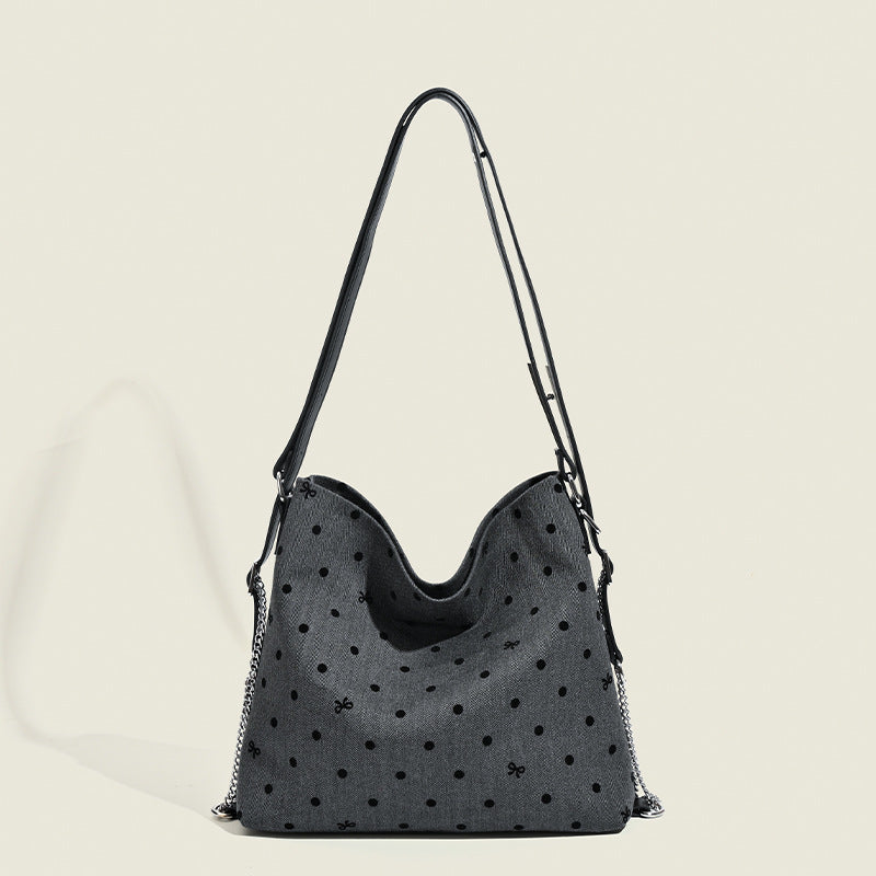 Damen Hobo-Tasche mit modischem Punktemuster und hochwertigem Material Nord Taschen