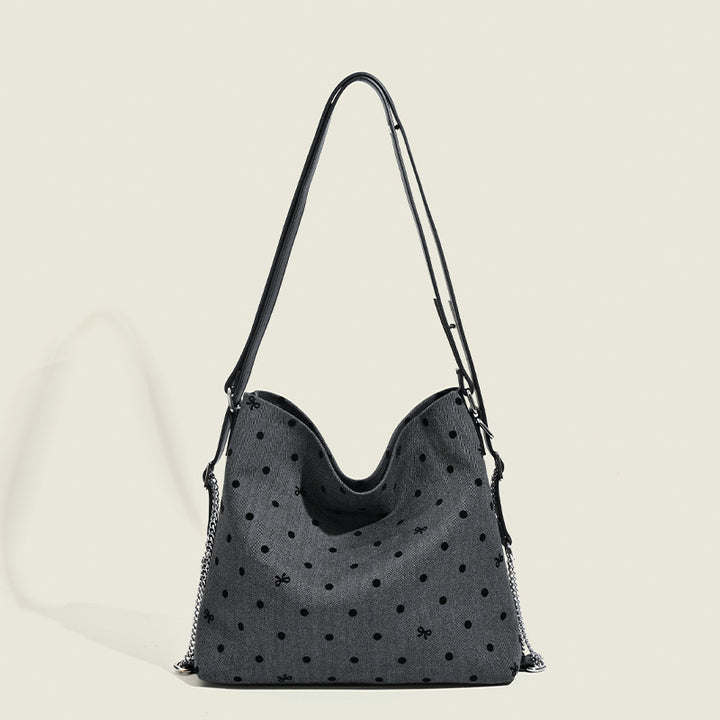 Damen Hobo-Tasche mit modischem Punktemuster und hochwertigem Material Nord Taschen
