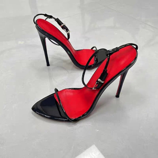 Damen High Heel Sandalen mit elegantem Riemendesign - Arvani