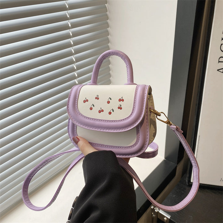 Damen Mini-Handtasche mit verspieltem Kirschmotiv Nord Taschen