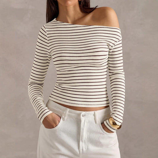 Damen Langarm Shirt Nord Taschen