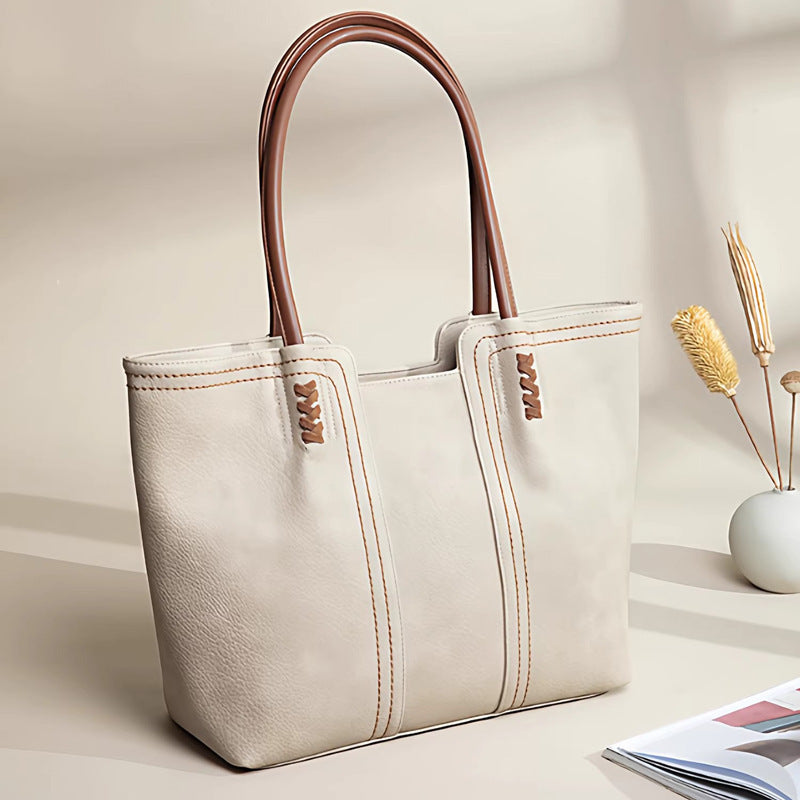 Damen Bequeme Tragetasche mit kunstvollen Nähten und komfortablen Griffen Nord Taschen
