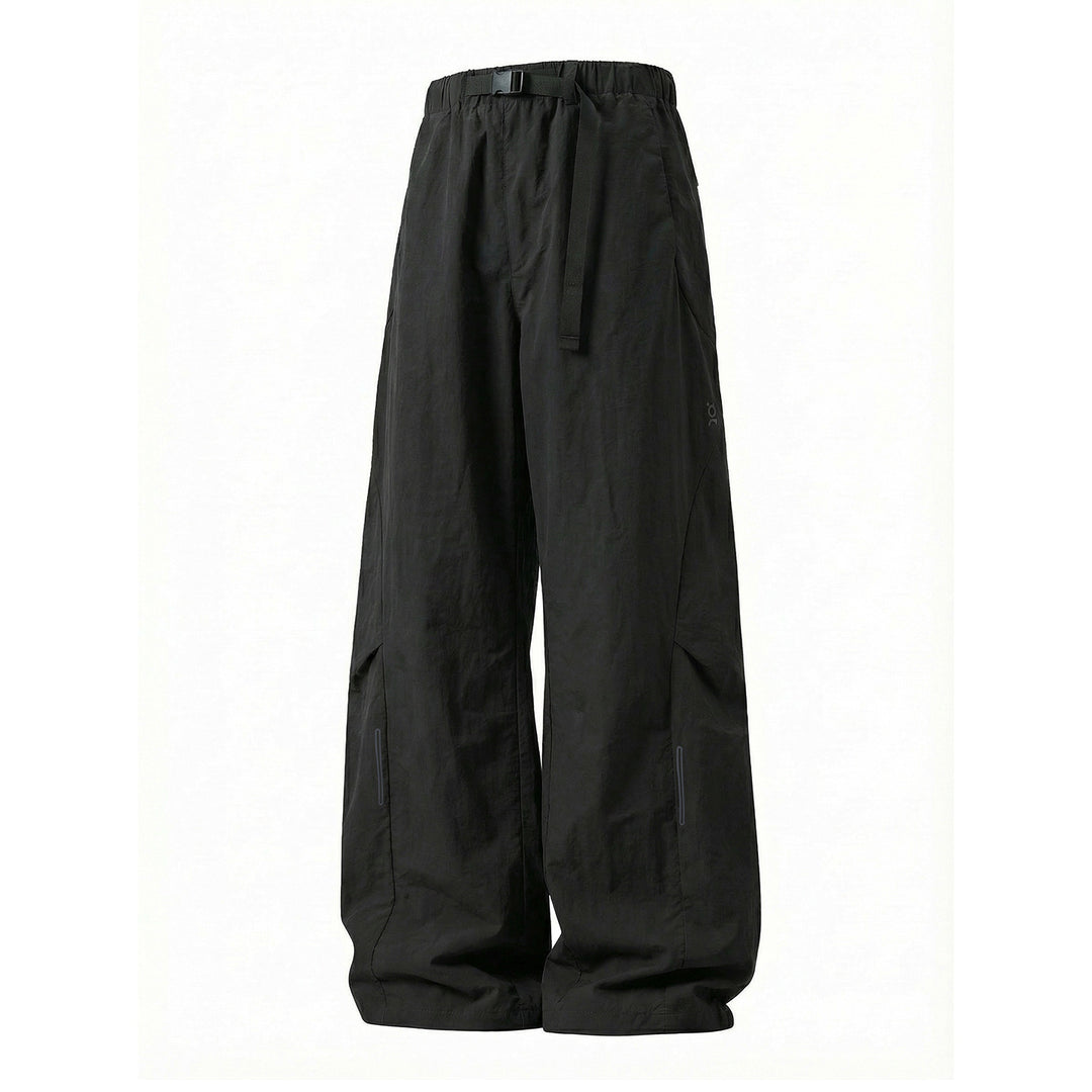 Unisex Weite technische Cargo-Hose mit elastischem Bund, integriertem Gurt und verstellbarem Beinabschluss Nord Taschen
