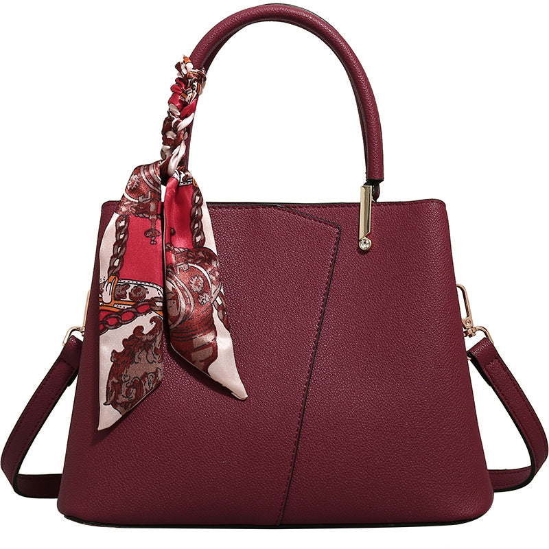 Damen Handtasche mit abnehmbarer Seidenschleife Nord Taschen