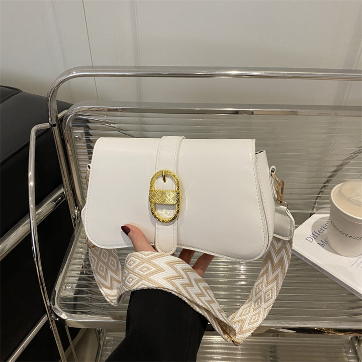 Damen Umhängetasche aus strukturiertem Kunstleder mit elegantem Verschluss Nord Taschen