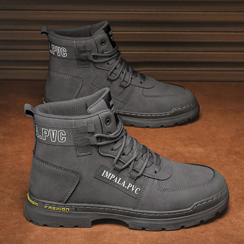 Damen Hohe Sicherheitsstiefel mit rutschfester Sohle und trendigem Design