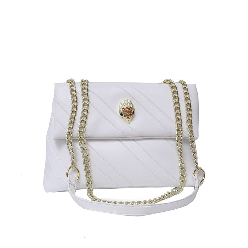 Damen Hobo-Tasche mit geflochtenem Kettenriemen und eleganter Verzierung Nord Taschen