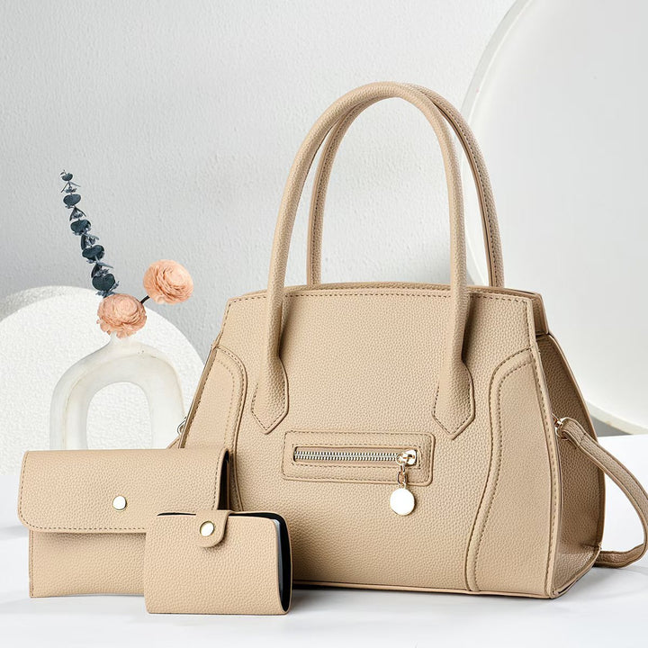 Damen elegante Handtasche mit praktischem Wallet-Set Nord Taschen