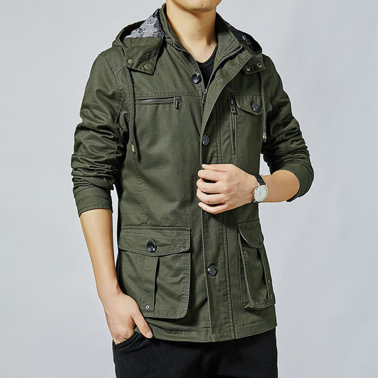 Herren Multifunktionale Wanderjacke Nord Taschen